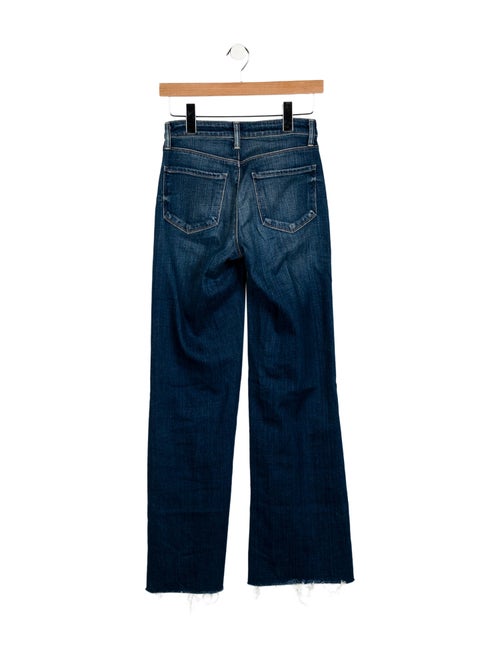 L'Agence Mid-Rise Wide Leg Jeans