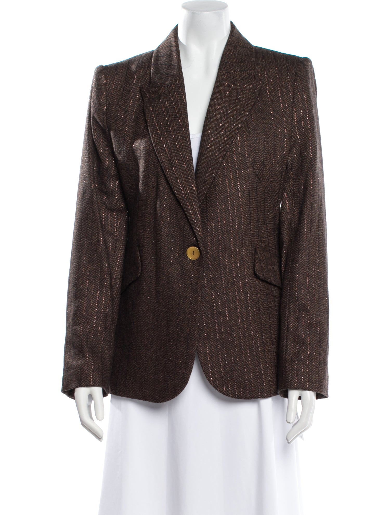 L'Agence Striped Blazer w/ Tags