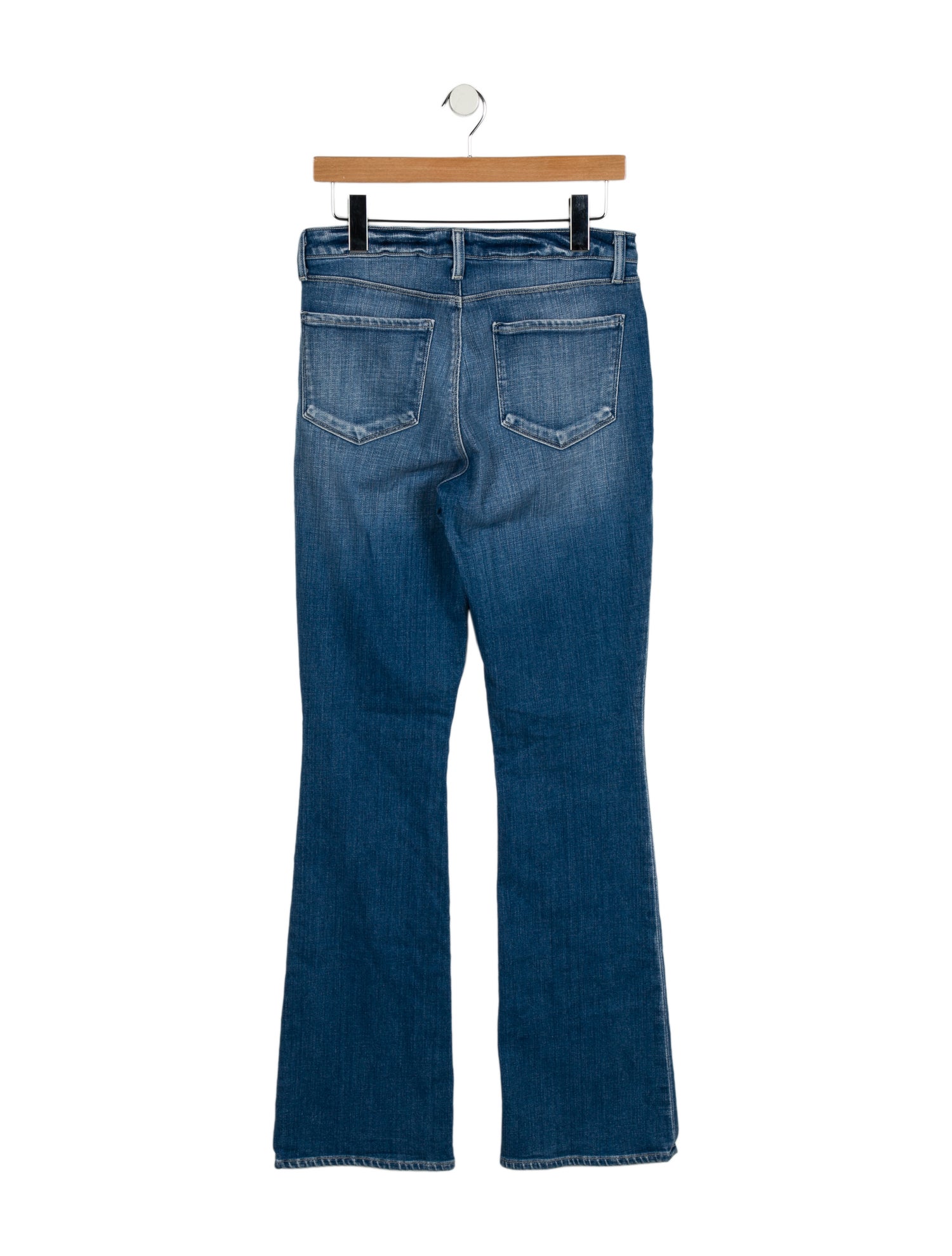 L'Agence Mid-Rise Straight Leg Jeans