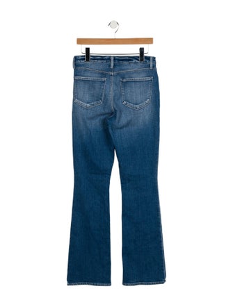 L'Agence Mid-Rise Straight Leg Jeans