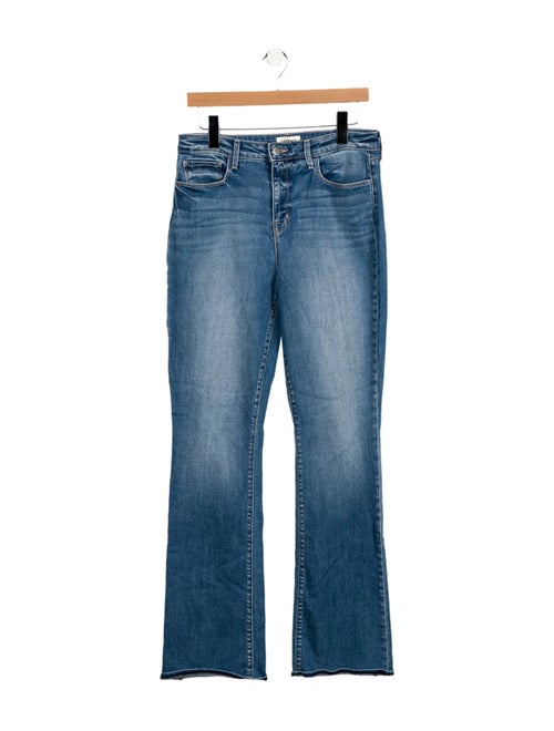 L'Agence Mid-Rise Straight Leg Jeans