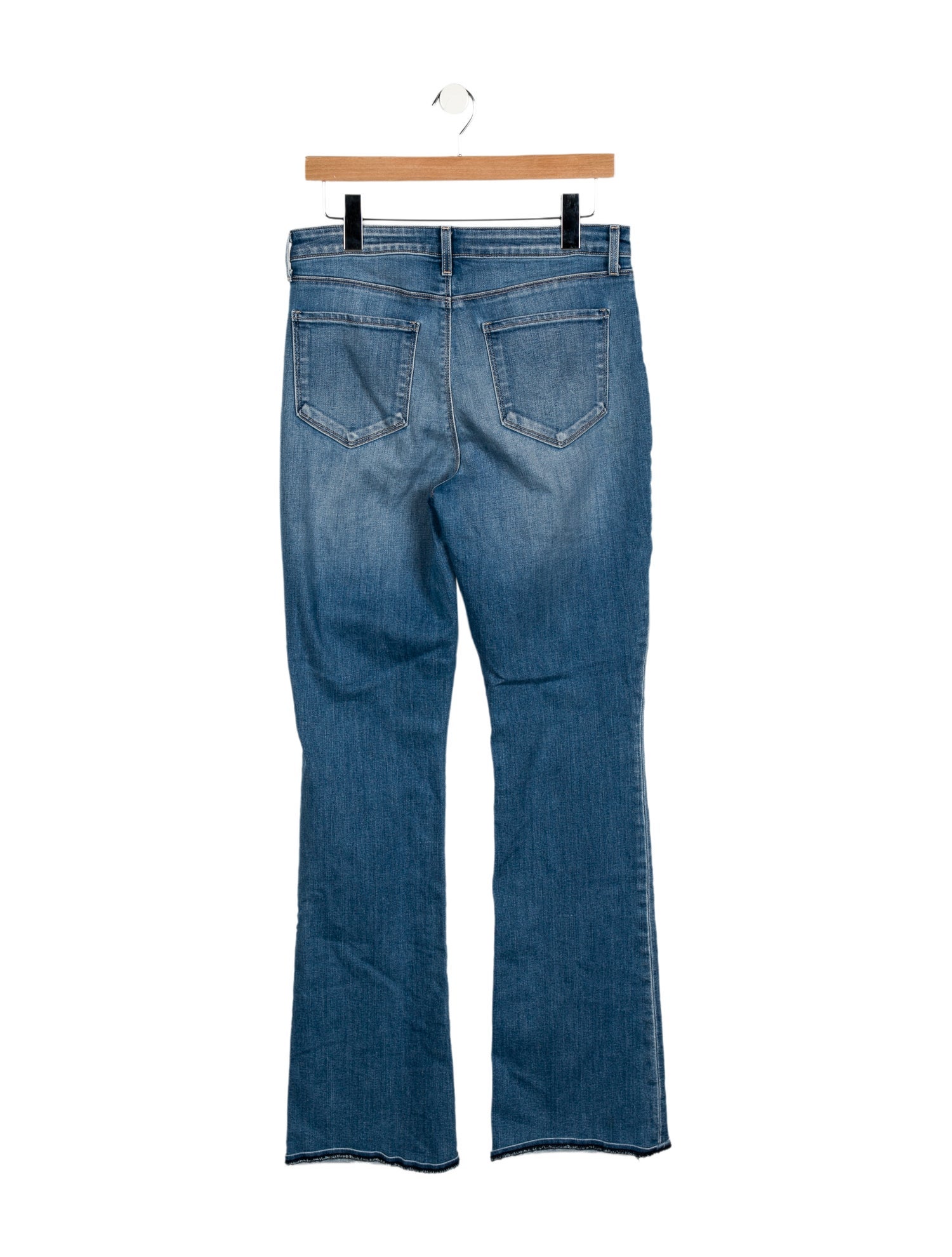 L'Agence Mid-Rise Straight Leg Jeans