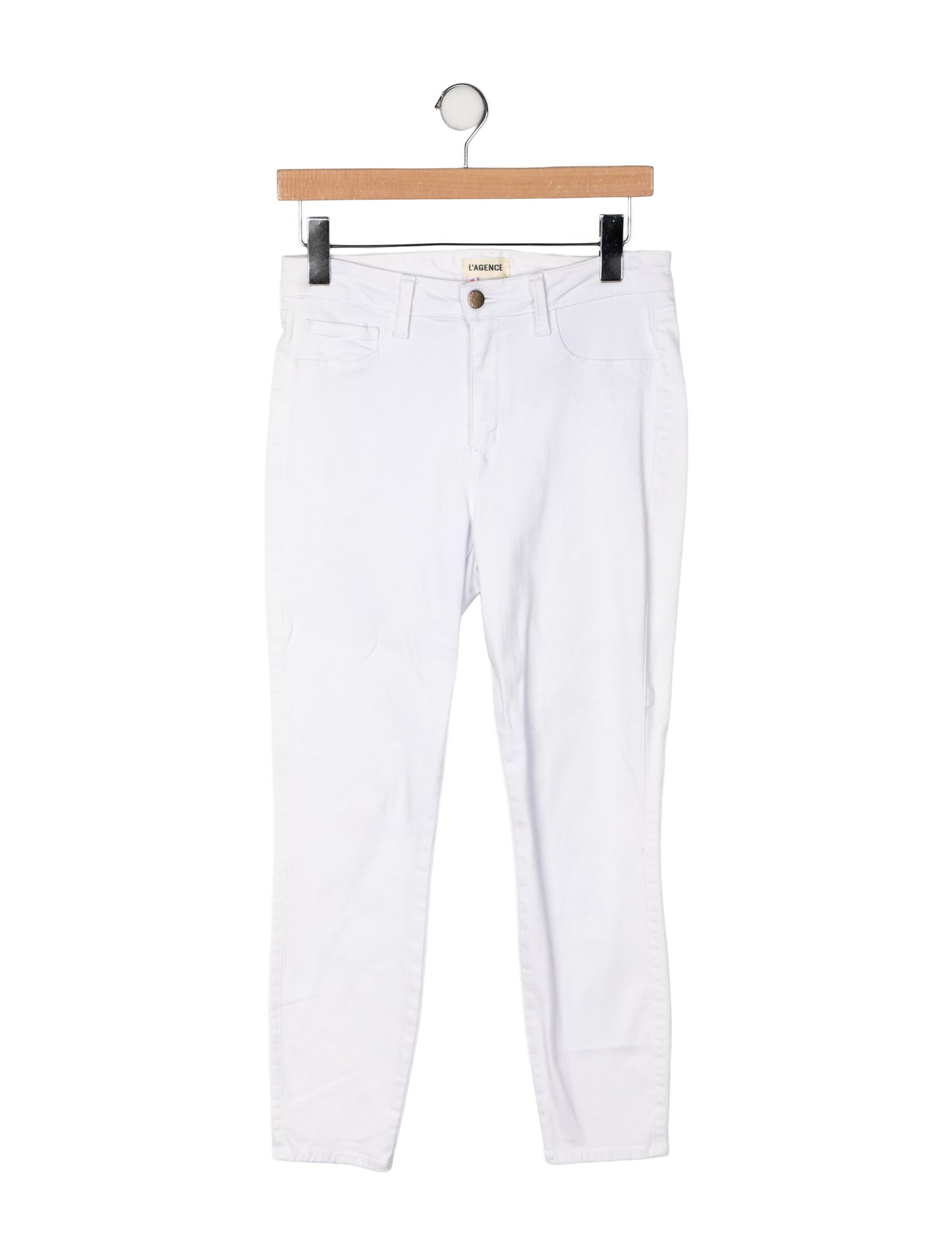 L'Agence High-Rise Straight Leg Jeans