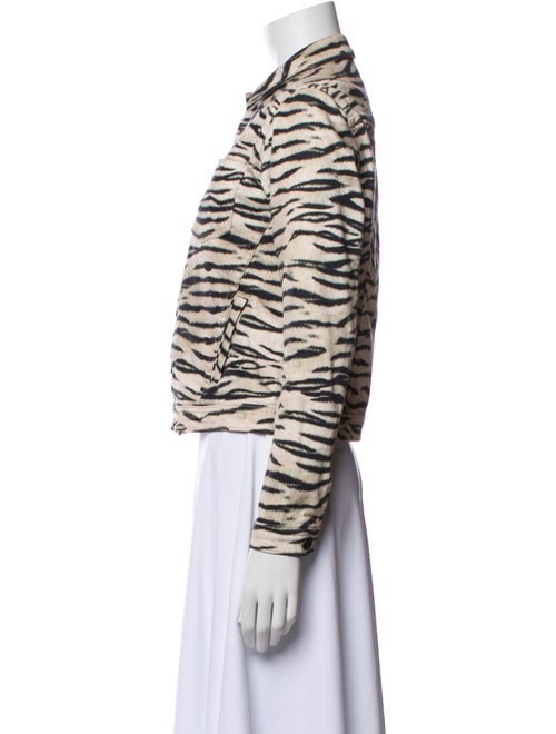 L'Agence Animal Print Evening Jacket