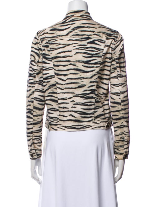 L'Agence Animal Print Evening Jacket