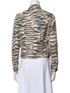 L'Agence Animal Print Evening Jacket