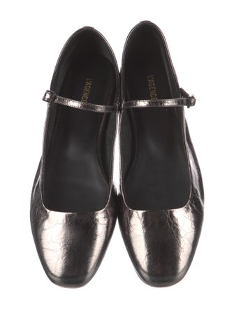 L'Agence Leather Mary Jane Flats