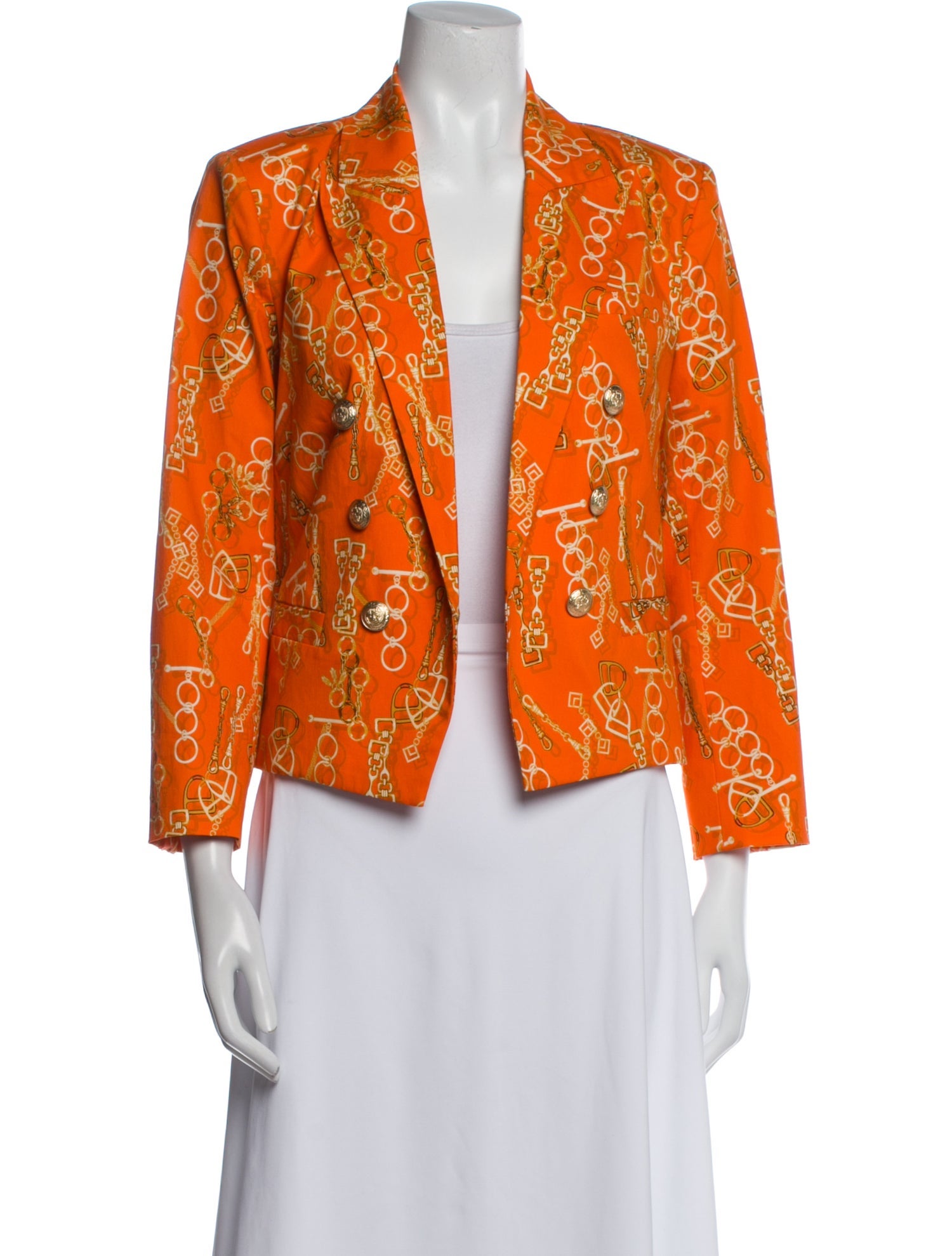 L'Agence Floral Print Evening Jacket