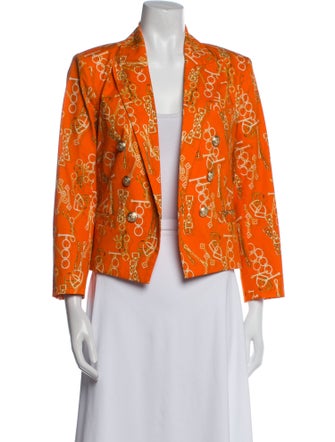 L'Agence Floral Print Evening Jacket