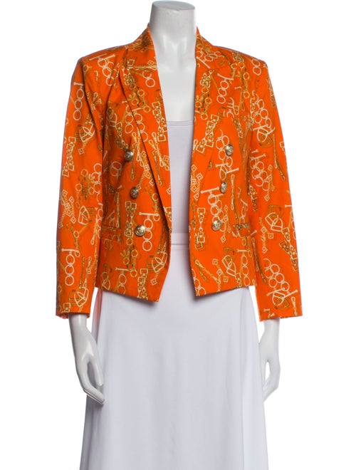 L'Agence Floral Print Evening Jacket