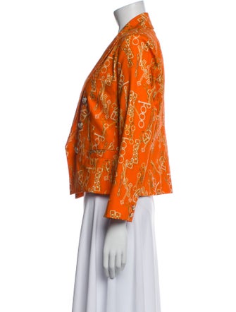 L'Agence Floral Print Evening Jacket