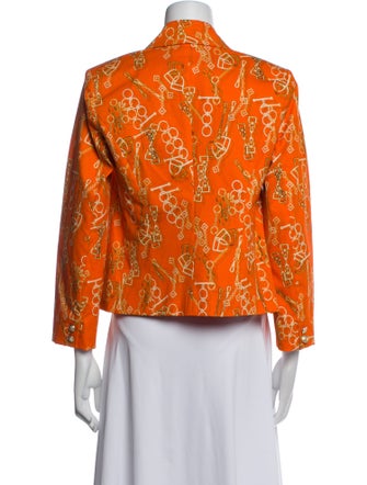 L'Agence Floral Print Evening Jacket