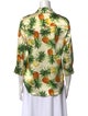 L'Agence Silk Floral Print Blouse