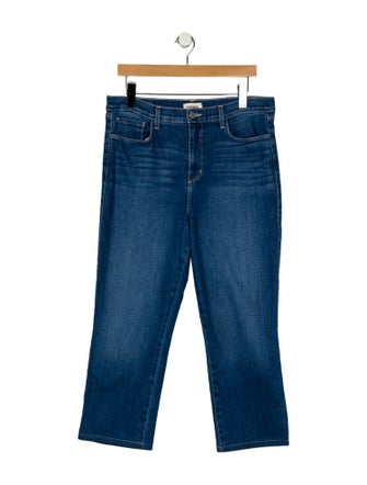 L'Agence High-Rise Straight Leg Jeans