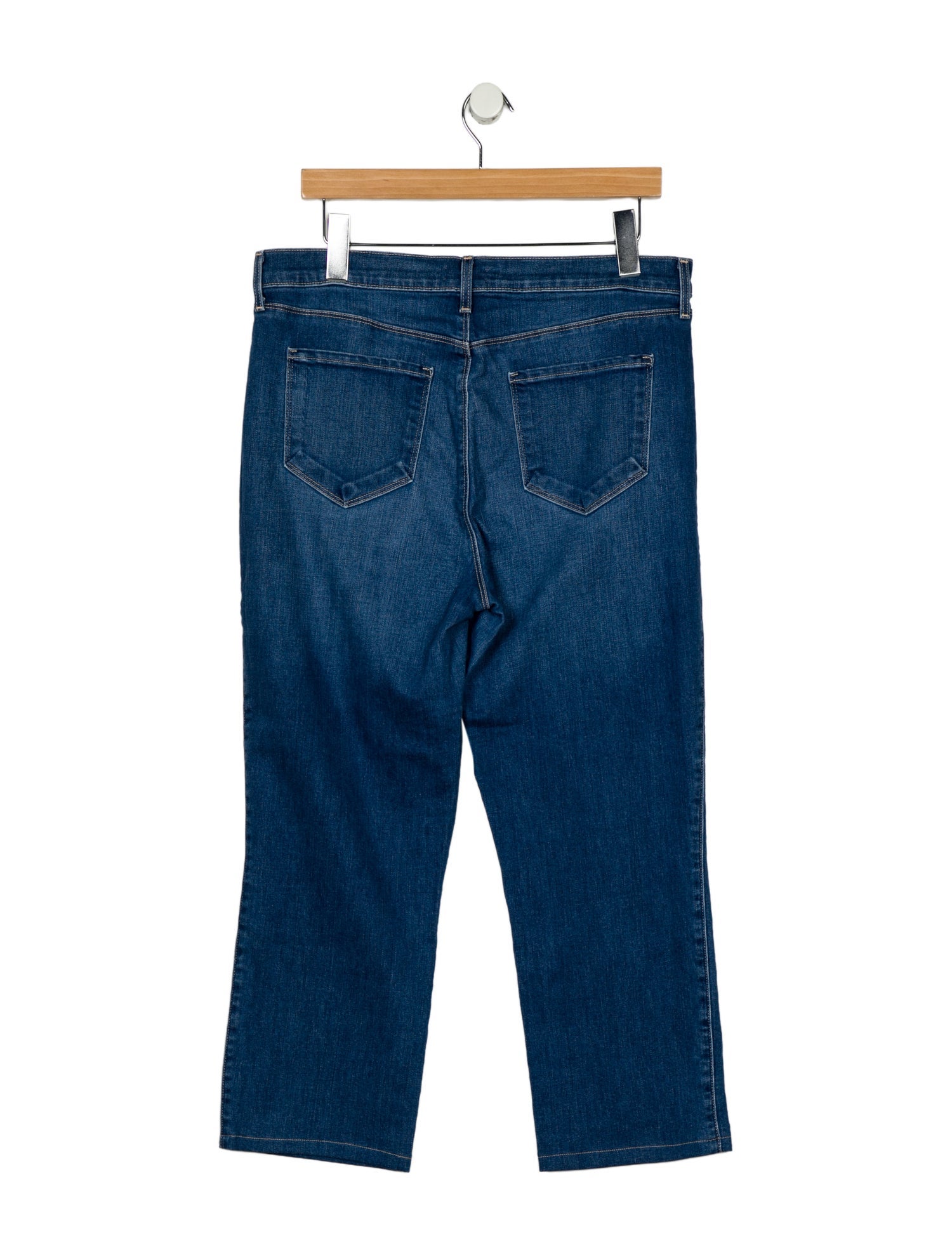 L'Agence High-Rise Straight Leg Jeans