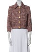 L'Agence Tweed Pattern Evening Jacket