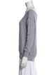L'Agence Square Neckline Long Sleeve Sweatshirt