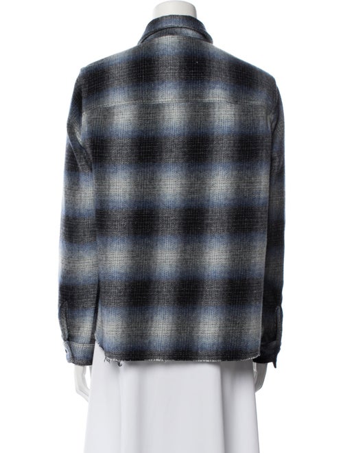 L'Agence Plaid Print Jacket