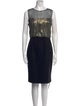 L'Agence Virgin Wool Knee-Length Dress
