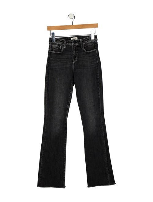 L'Agence Mid-Rise Straight Leg Jeans