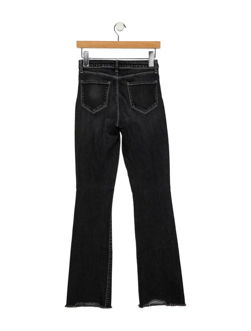 L'Agence Mid-Rise Straight Leg Jeans