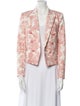 L'Agence Printed Blazer