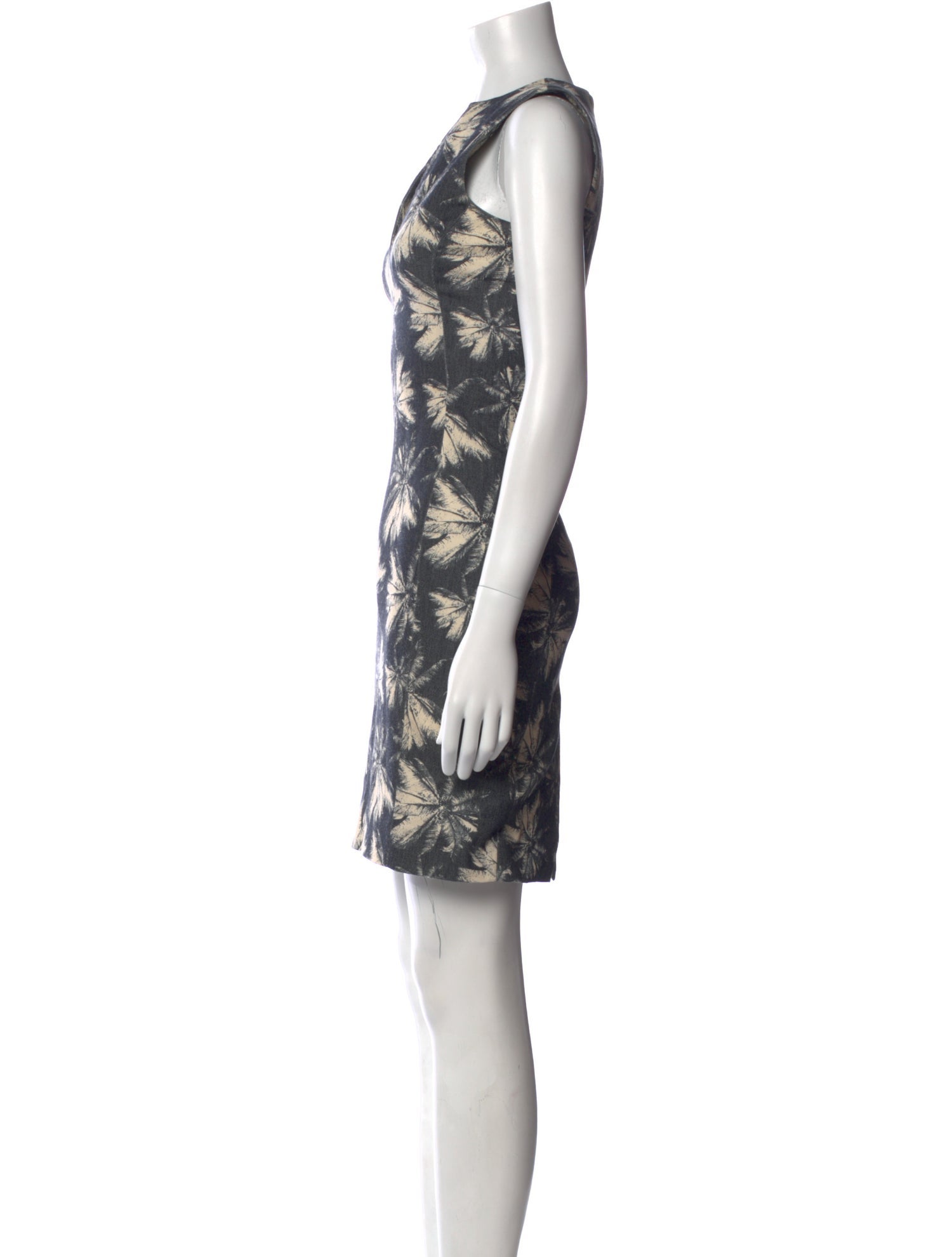 L'Agence Floral Print Mini Dress