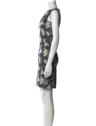 L'Agence Floral Print Mini Dress