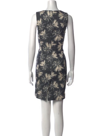L'Agence Floral Print Mini Dress
