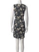 L'Agence Floral Print Mini Dress