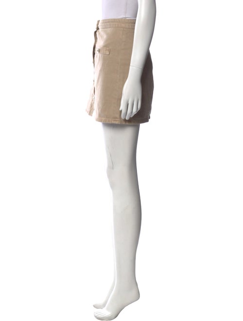 L'Agence Bow Accents Mini Skirt