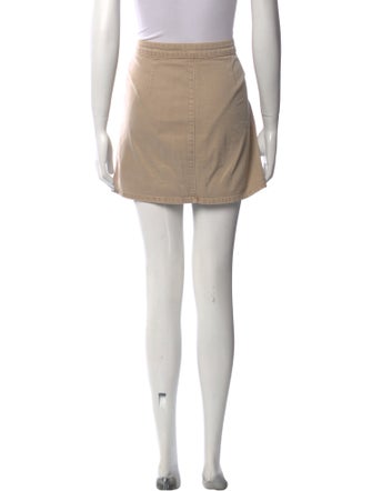 L'Agence Bow Accents Mini Skirt