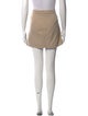 L'Agence Bow Accents Mini Skirt