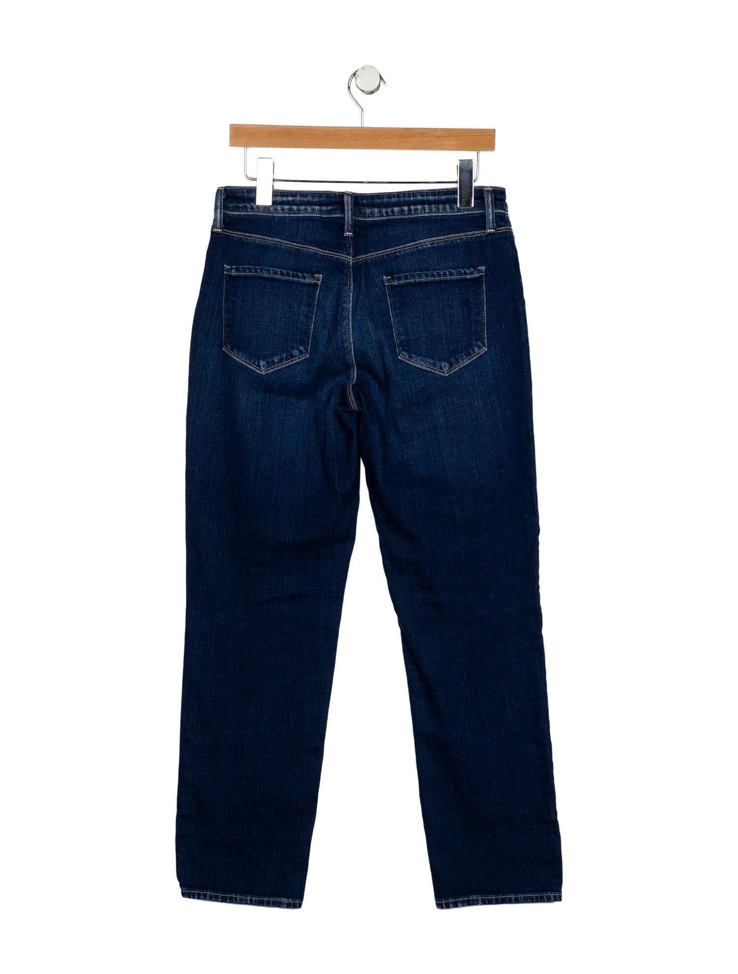 L'Agence Mid-Rise Straight Leg Jeans
