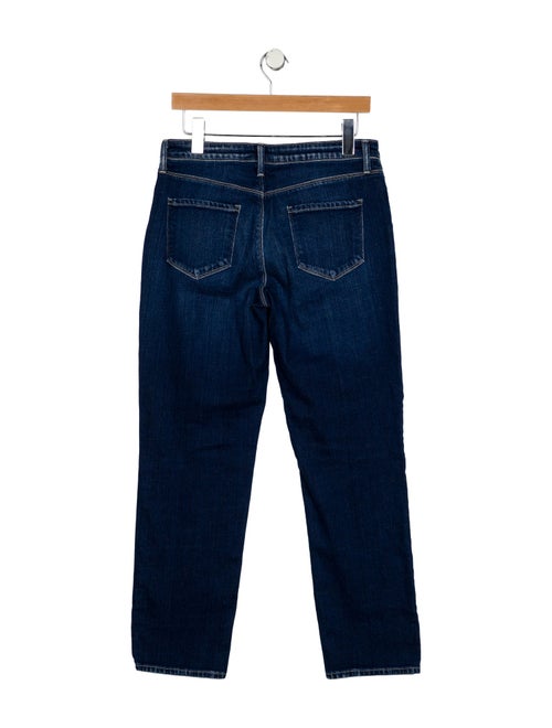 L'Agence Mid-Rise Straight Leg Jeans