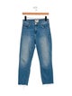 L'Agence Mid-Rise Straight Leg Jeans