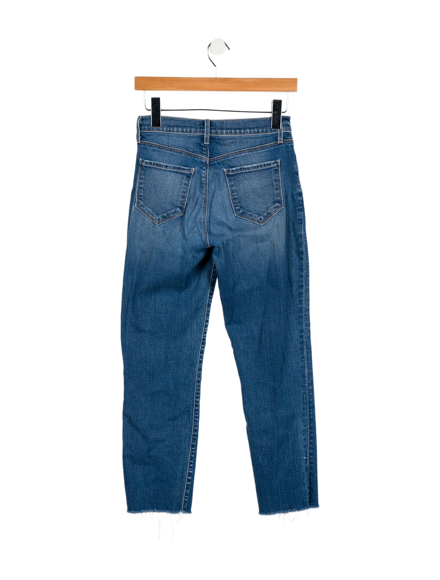 L'Agence Mid-Rise Straight Leg Jeans