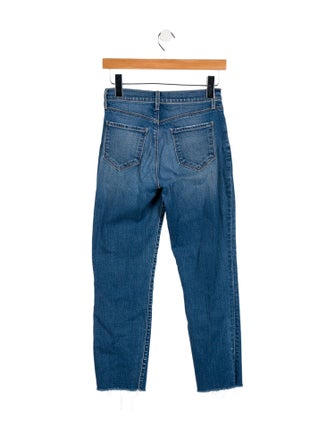 L'Agence Mid-Rise Straight Leg Jeans