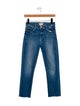 L'Agence Mid-Rise Straight Leg Jeans