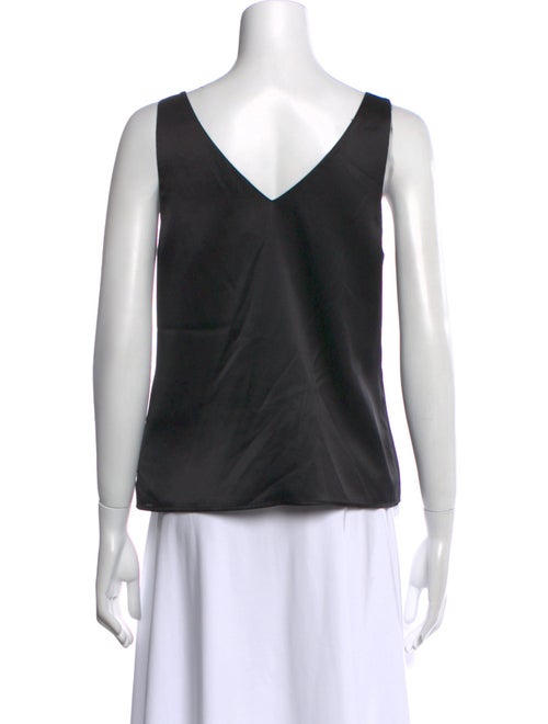 L'Agence Silk V-Neck Top