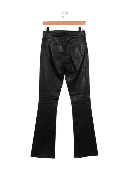 L'Agence Mid-Rise Wide Leg Jeans