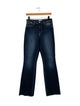 L'Agence Mid-Rise Wide Leg Jeans