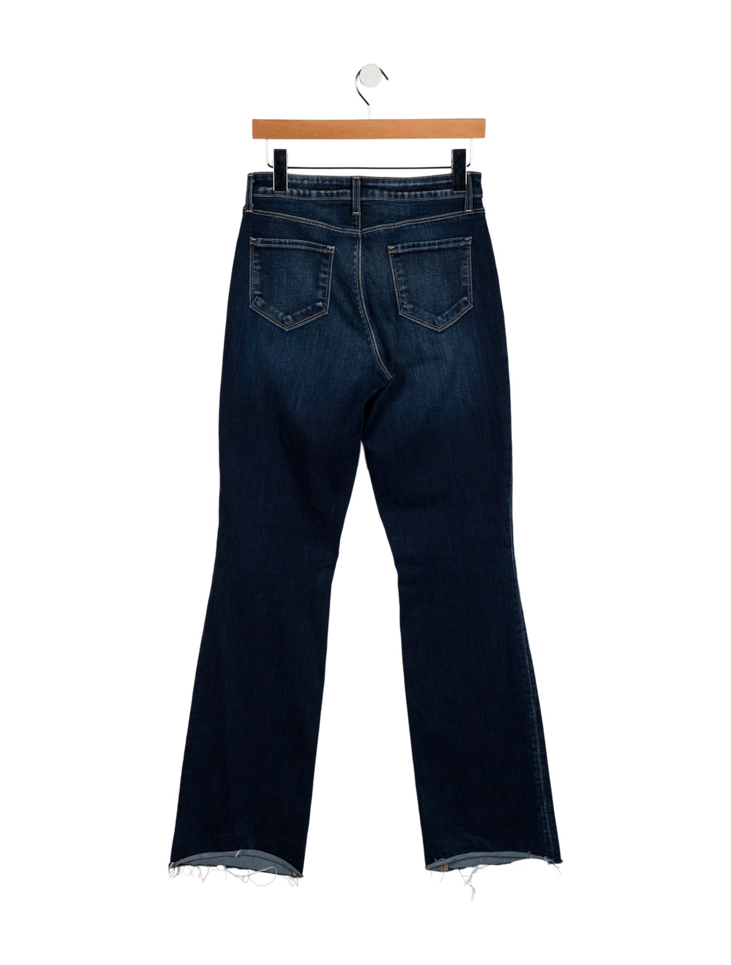 L'Agence Mid-Rise Wide Leg Jeans