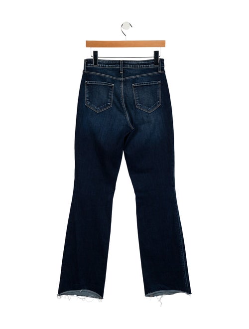 L'Agence Mid-Rise Wide Leg Jeans