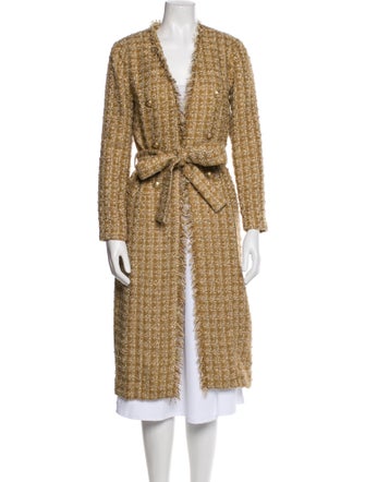 L'Agence Tweed Pattern Coat