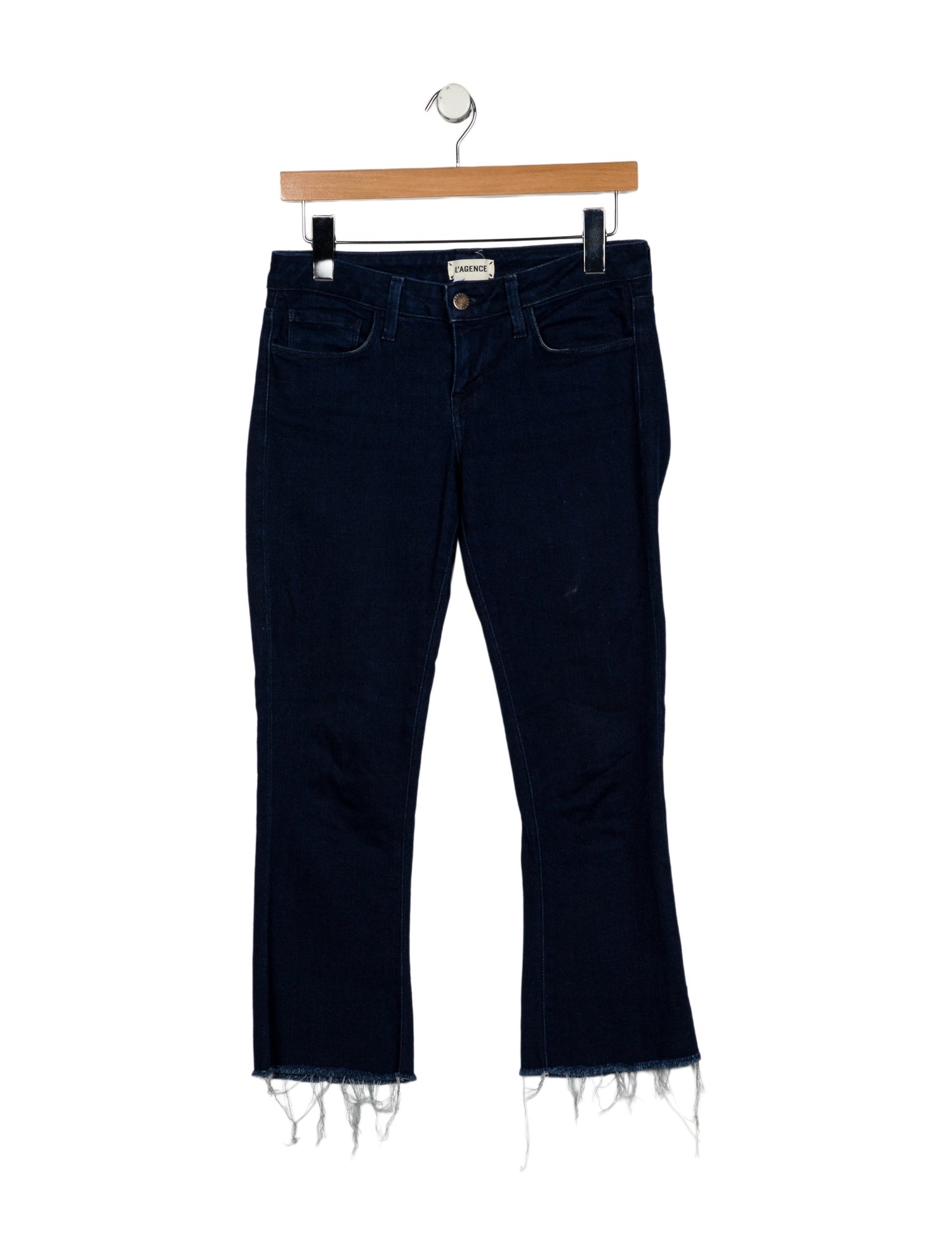 L'Agence Mid-Rise Straight Leg Jeans