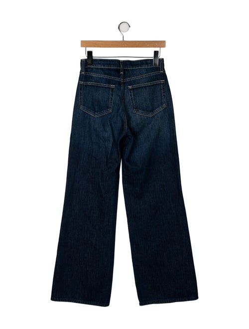 L'Agence Mid-Rise Wide Leg Jeans