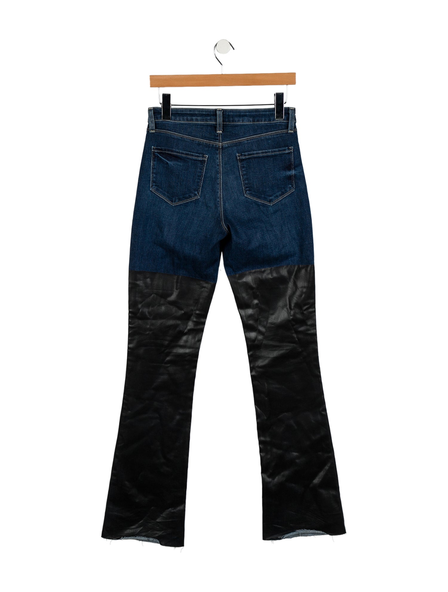 L'Agence Mid-Rise Wide Leg Jeans