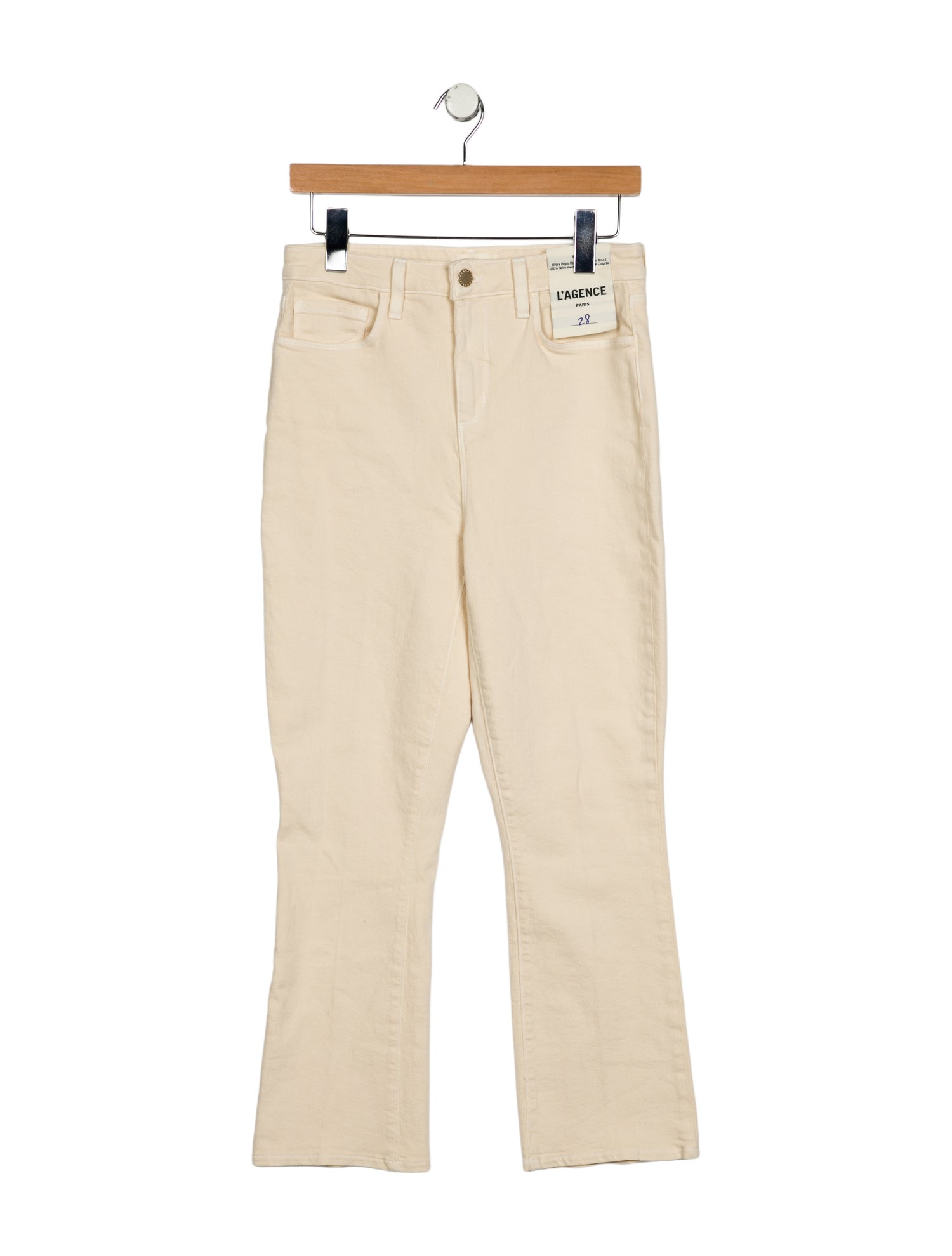 L'Agence Mid-Rise Straight Leg Jeans w/ Tags