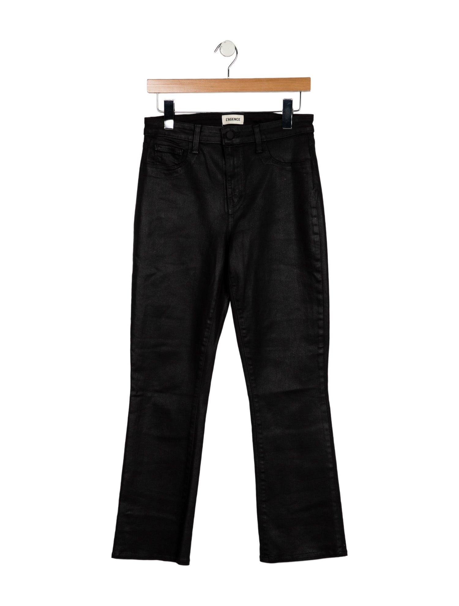 L'Agence Mid-Rise Straight Leg Jeans